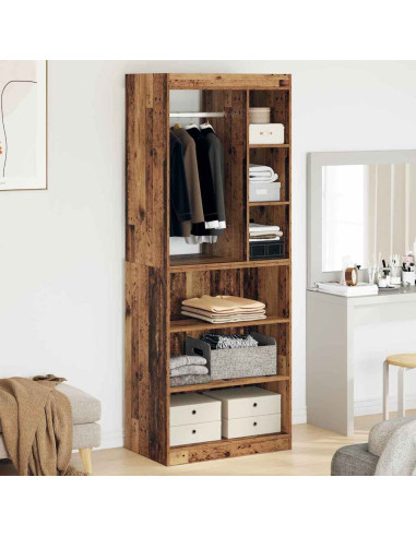 Guardaroba con lo scaffale Legno vecchio 77 x 48 x 102 cm