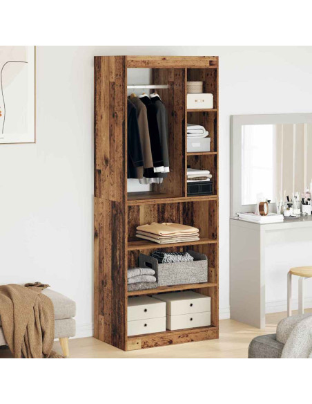 Guardaroba con lo scaffale Legno vecchio 77 x 48 x 102 cm