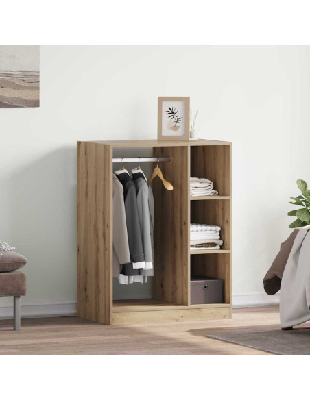 Guardaroba con lo scaffale rovere artigianale 77 x 48 x 102 cm