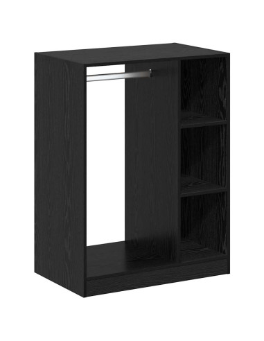 Guardaroba con lo scaffale Rovere Nero 77 x 48 x 102 cm