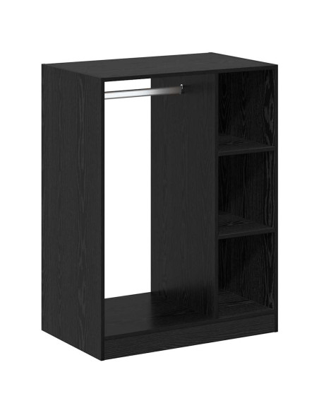 Guardaroba Rovere nero 77 x 48 x 102 cm Legno multistrato