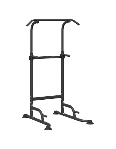 Stazione per dips della torre di potenza Nero 102 x 95 x 210 cm
