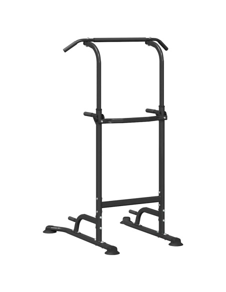 Stazione per dips della torre di potenza Nero 102 x 95 x 210 cm