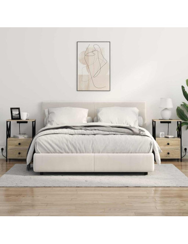 Armadio da Notte con cassetto Rovere Sonoma 40 x 31 x 60 cm