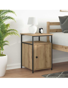 Armadio da Notte rovere artigianale Legno multistrato 2