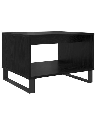 Tavolino da salotto Rovere nero 60 x 50 x 40 cm