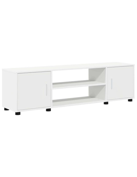Set di mobile TV da 4 pezzi 4 pcs Bianco Legno multistrato