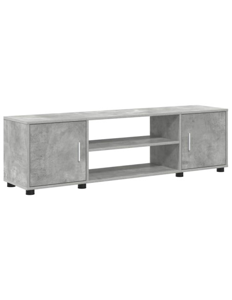 Set di mobile TV da 4 pezzi 4 pcs Grigio cemento