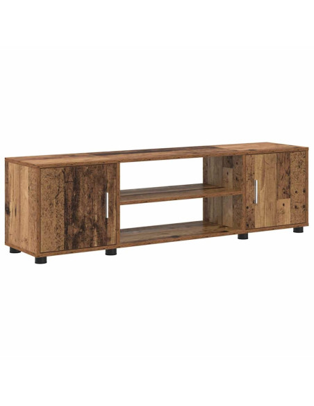 Set di mobile TV da 4 pezzi 4 pcs Legno antico
