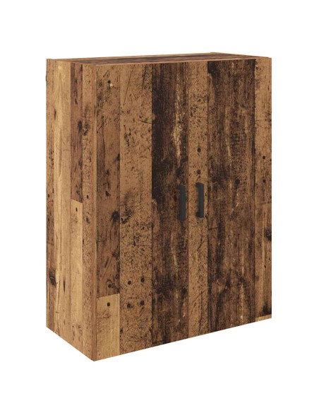Mobiletto a muro 2 pcs Legno vecchio 69,5 x 34 x 90 cm