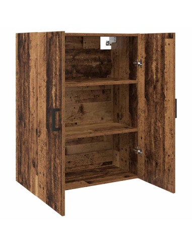 Mobiletto a muro 2 pcs Legno vecchio 69,5 x 34 x 90 cm