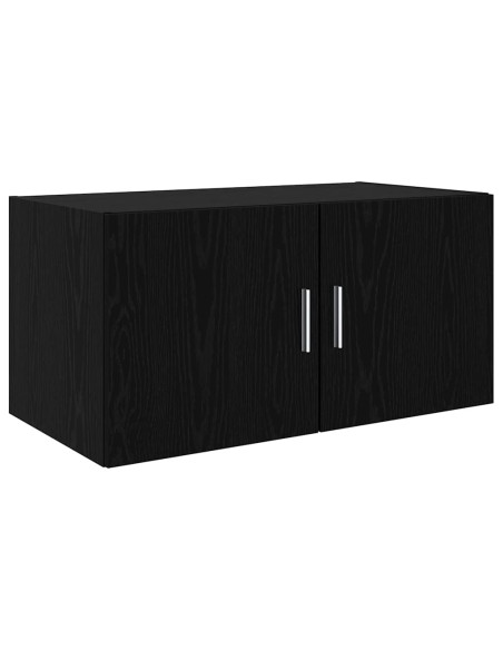 Armadio Rovere nero 80 x 41 x 225 cm Legno multistrato