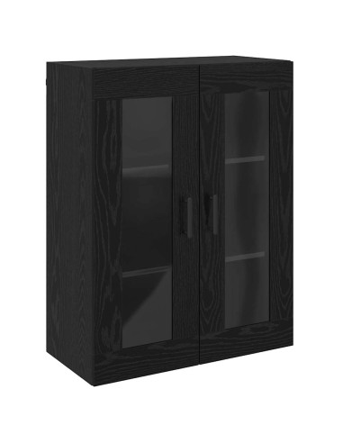 Armadi da Muro 2 pcs Rovere nero 69,5 x 34 x 90 cm