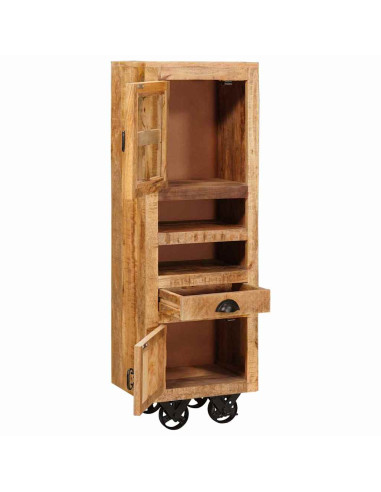 Credenza Marrone 40 x 30 x 120,5 cm legno massello di mango