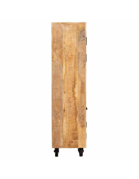 Credenza Marrone 40 x 30 x 120.5 cm legno massello di mango