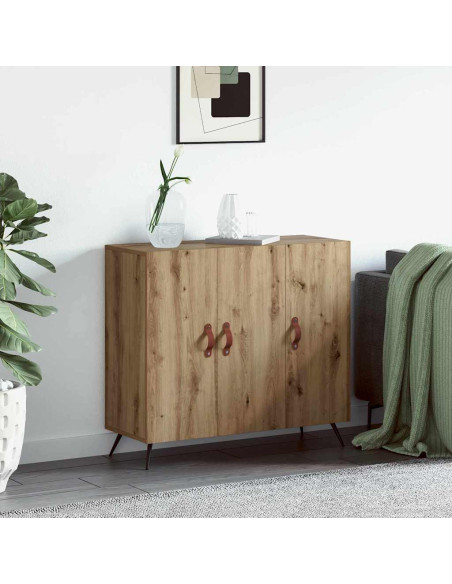 Credenza Rovere artigianale 89,5 x 34 x 80 cm Legno multistrato