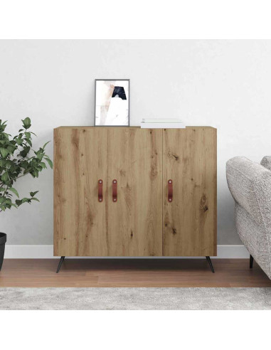 Credenza Rovere artigianale 89,5 x 34 x 80 cm Legno multistrato