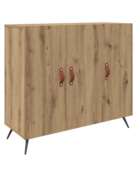 Credenza Rovere artigianale 89,5 x 34 x 80 cm Legno multistrato