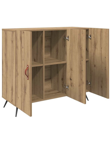 Credenza Rovere artigianale 89,5 x 34 x 80 cm Legno multistrato