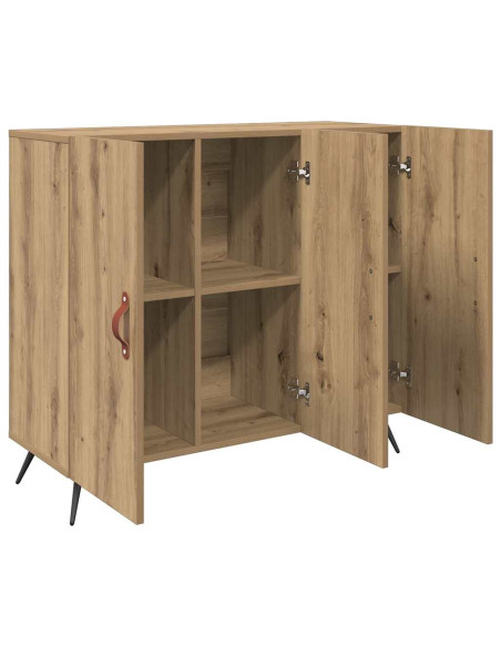 Credenza Rovere artigianale 89,5 x 34 x 80 cm Legno multistrato