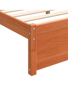 Struttura del letto Marrone cerato 205.5 x 95.5 x 51 cm 2