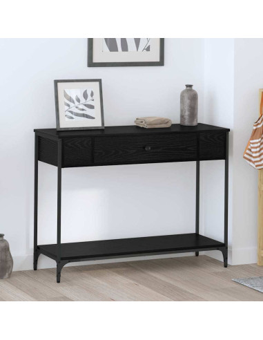 Tavolo consolle Altro Rovere nero 100 x 34.5 x 75 cm