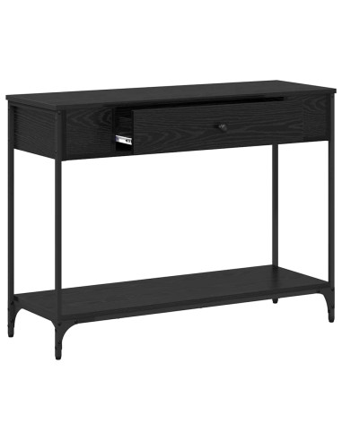 Tavolo consolle Altro Rovere nero 100 x 34.5 x 75 cm