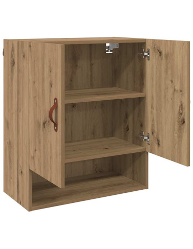 Armadietto a muro rovere artigianale 60 x 31 x 70 cm
