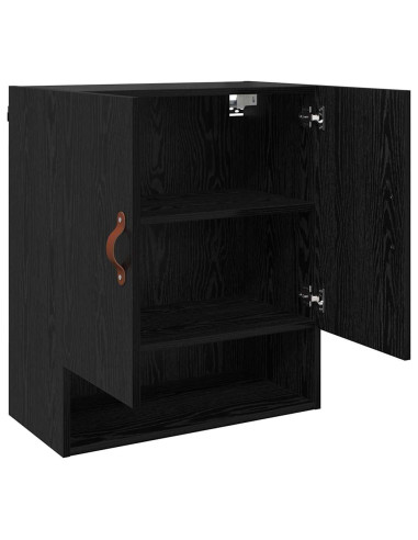 Armadietto a muro Rovere nero 60 x 31 x 70 cm Legno multistrato