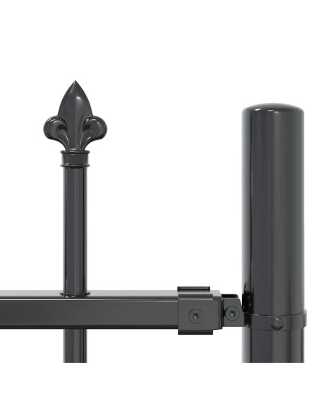 Recinzione per Giardino Grigio 115 cm