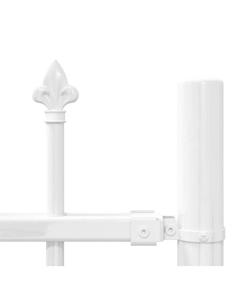 Recinzione per Giardino Bianco 165 cm