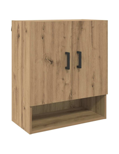 Armadietto a muro rovere artigianale 60 x 31 x 70 cm