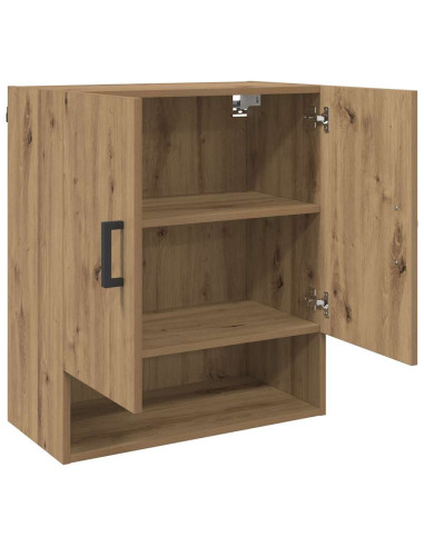 Armadietto a muro rovere artigianale 60 x 31 x 70 cm