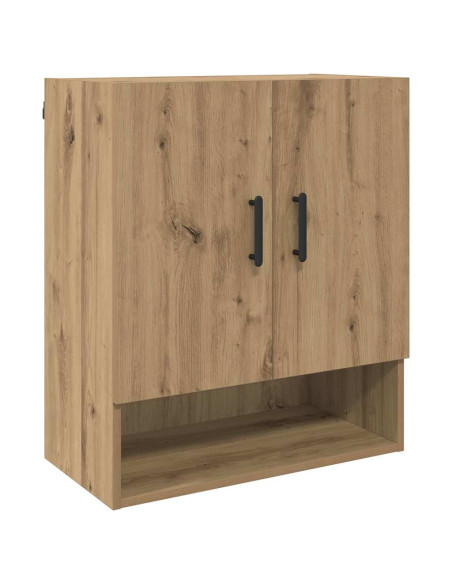 Armadietto a muro rovere artigianale 60 x 31 x 70 cm