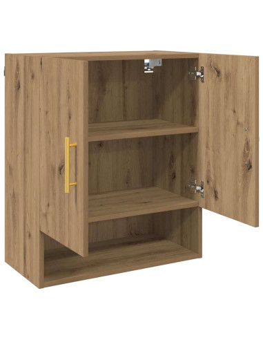 Armadietto a muro rovere artigianale 60 x 31 x 70 cm