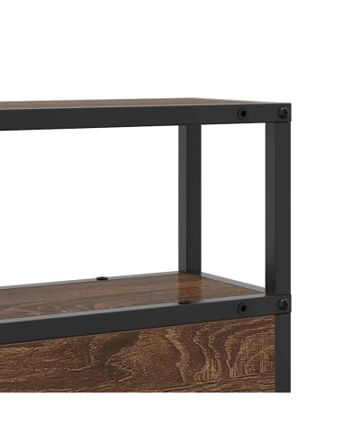 Testata contenitore Rovere marrone 75 cm Legno multistrato