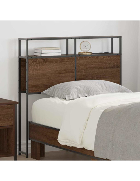 Testata contenitore Rovere marrone 75 cm Legno multistrato