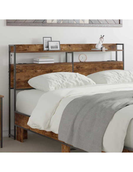 Testata contenitore Rovere fumo 140 cm Legno multistrato