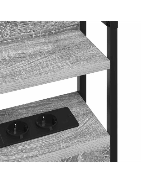 Testata contenitore Grigio sonoma 140 cm Legno multistrato