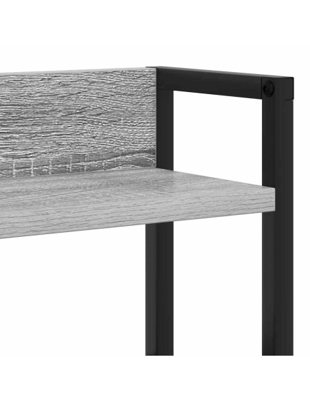 Testata contenitore Grigio sonoma 140 cm Legno multistrato