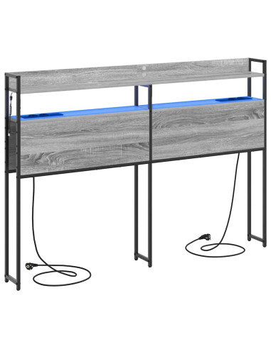 Testata contenitore Grigio sonoma 140,5 x 15 x 98 cm