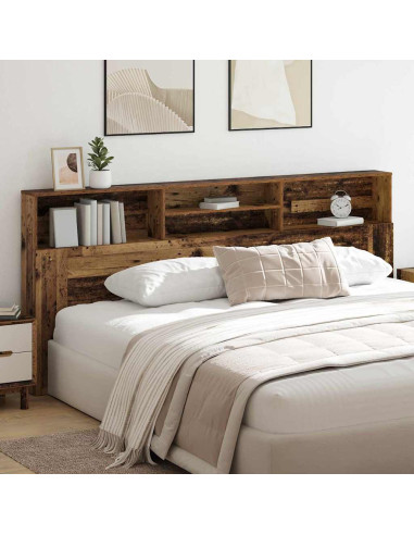 Testata del letto Legno vecchio 220 x 19 x 101,5 cm