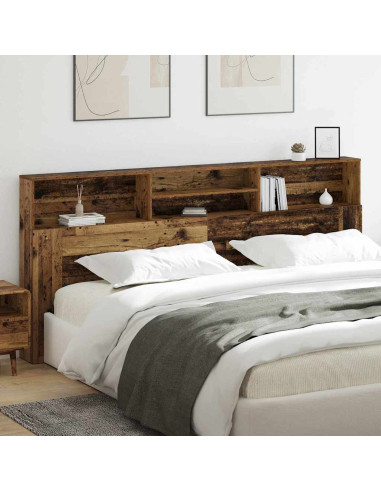 Testata del letto Legno vecchio 220 x 19 x 101,5 cm