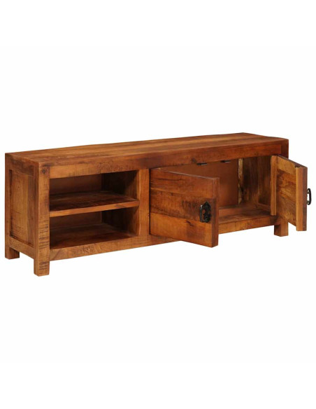 Mobile TV Marrone 110 x 30 x 40 cm legno massello di mango
