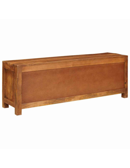 Mobile TV Marrone 110 x 30 x 40 cm legno massello di mango