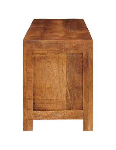 Mobile TV Marrone 110 x 30 x 40 cm legno massello di mango