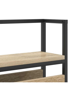 Testata contenitore rovere sonoma 75 cm Legno multistrato 2