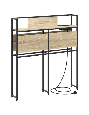 Testata contenitore rovere sonoma 75 cm Legno multistrato