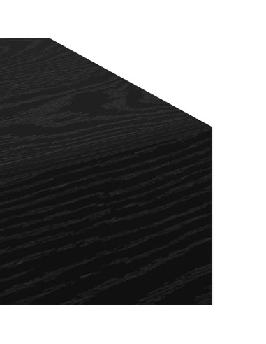 Mobiletto a muro Rovere Nero 100 x 36,5 x 35 cm