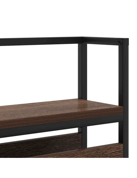 Testata contenitore Rovere marrone 200 cm Legno multistrato